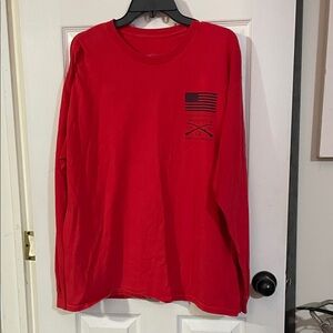 Grunt Style Vibrant "RED" Red Long Sleeve Tee. Size XL